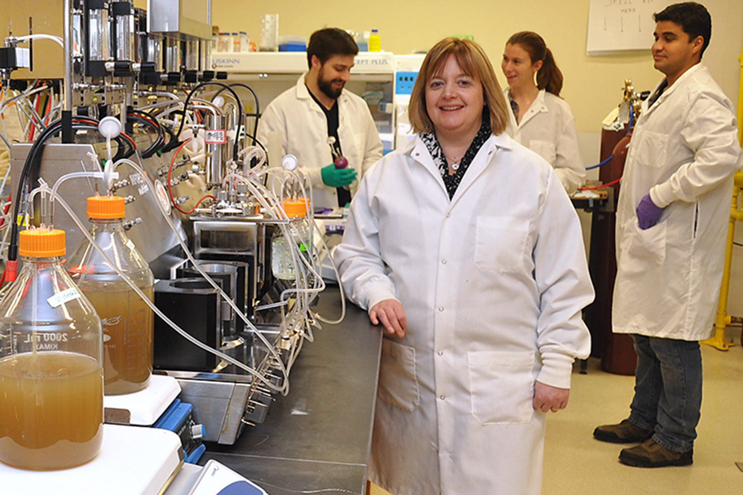 Emma Allen-Vercoe studies gut microbiota at the University of Guelph.