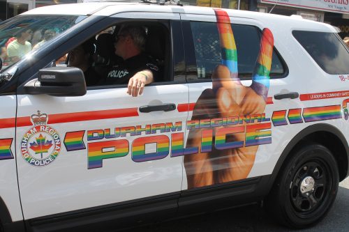 Durham Region Police celebrating Pride 2014