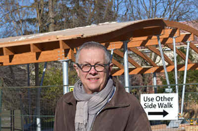 Environmentally Friendly Bicycle Shelter Will Double as Pavilion