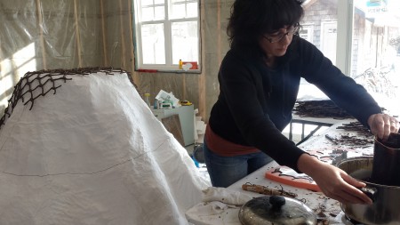 University of Guelph artist in residence Annie Dunning.