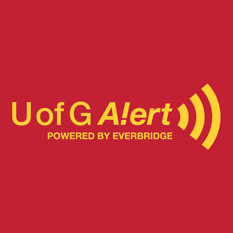 TEXT: U of G Alert - Powered by Everbridge