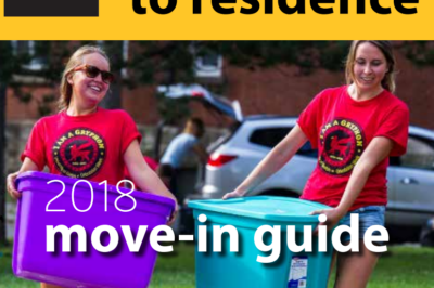 U of G Move-In Days: Expect Heavy Traffic, Delays…and Excitement.