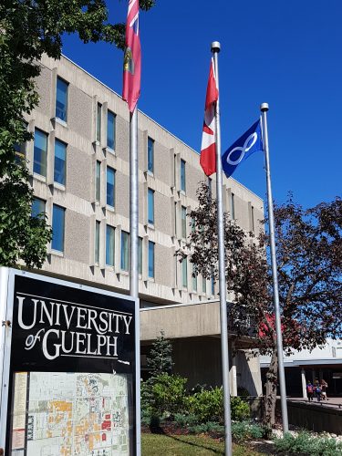 Métis flag at the University Centre
