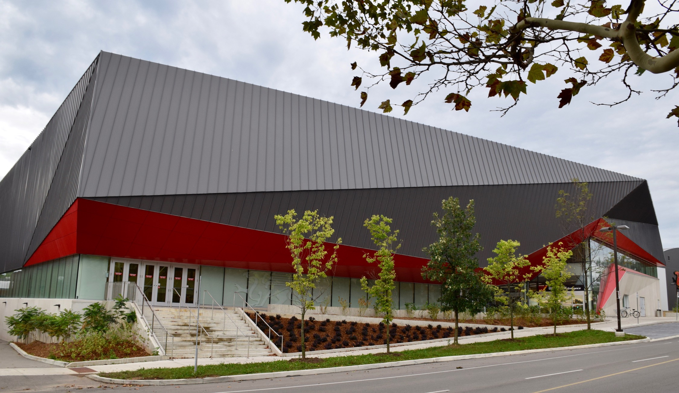 Outside view of the Guelph Gryphons Athletics Centre