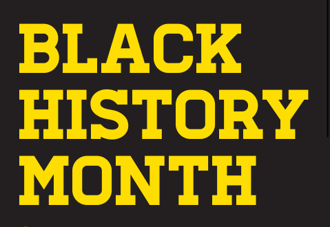 Black History Month text