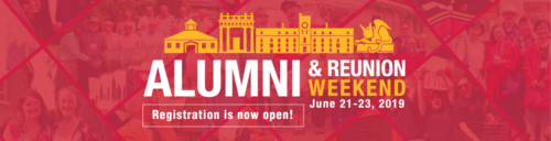 Alumni and Reunion Weekend 2019 - June 21 to 23 - Register today