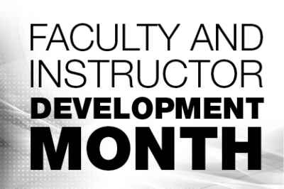 Register Now for May Faculty and Instructor Development Month Opportunities