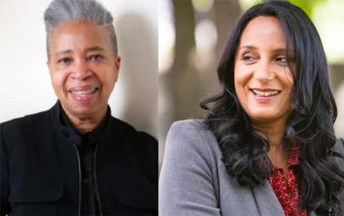 Profs. Dionne Brand and Madhur Anand