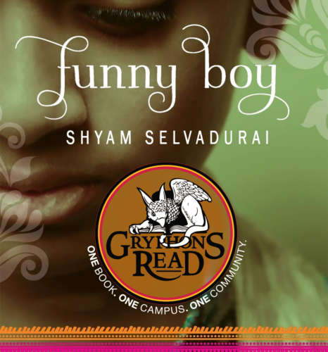 Funny Boy cover with Gryphons Read logo