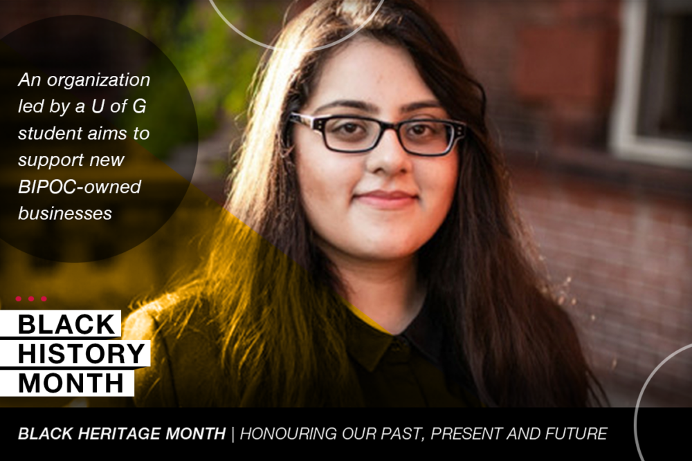 Nabeeha Pirzad stands outside in the evening