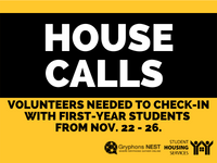 Faculty and Staff: Volunteer for House Calls to Support Our Students