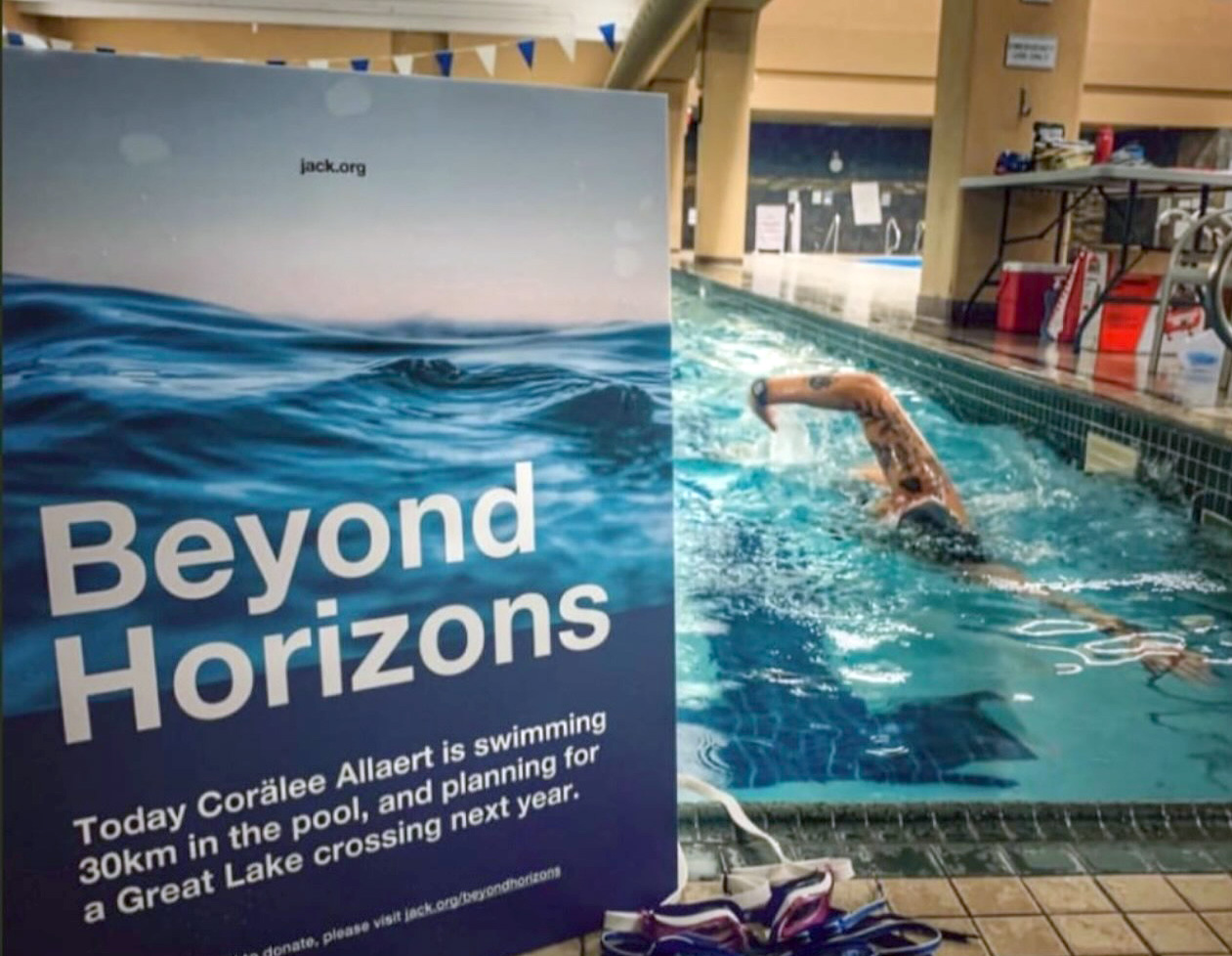 U of G Student Swims 30 Km for Youth Mental Health