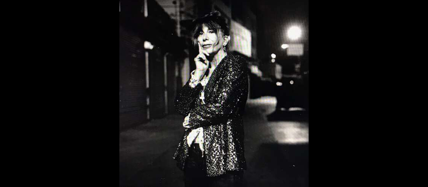 A black and white photo of Chris Kraus.