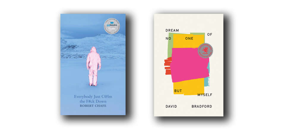 The book covers of  Everybody Just C@lm the F#ck and Dream of No One but Myself