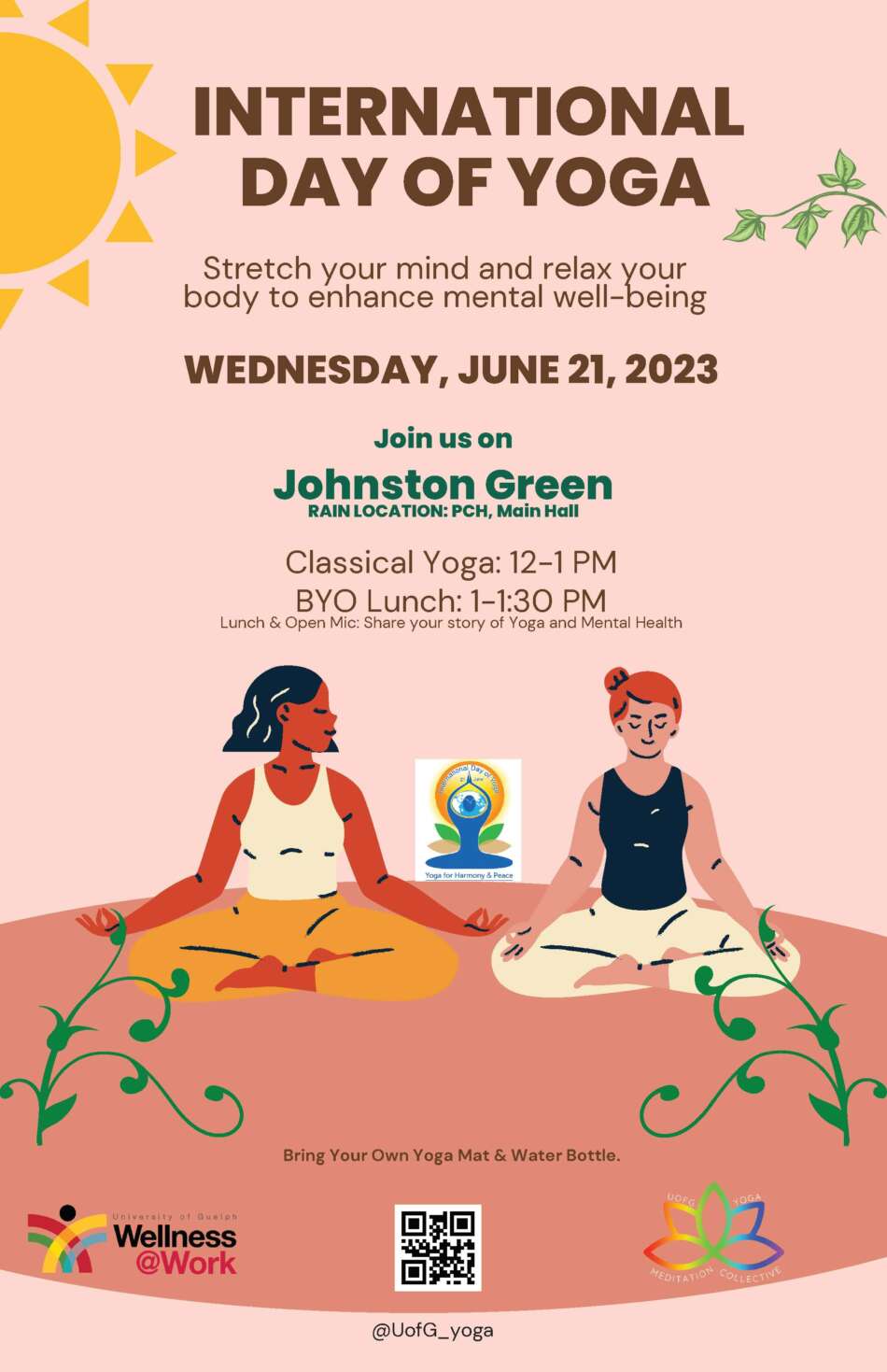 International Day of Yoga on Johnston Green U of G News