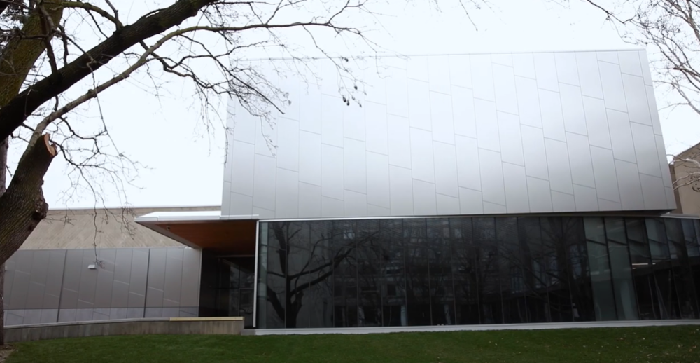 the steel and glass exterior of the new ARC arts performance centrefacility