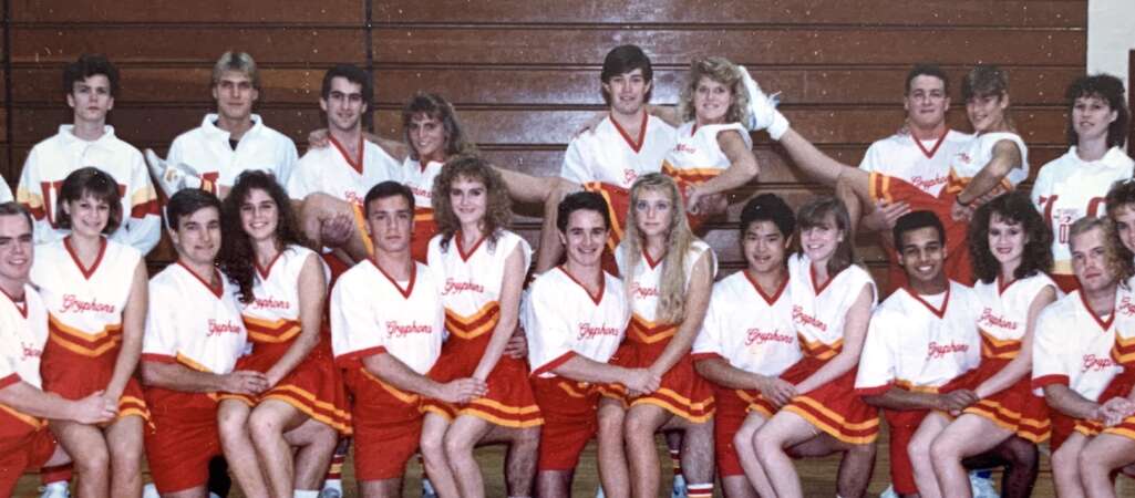 U of G's First Co-Ed Cheerleading Team Reunites After 35 Years