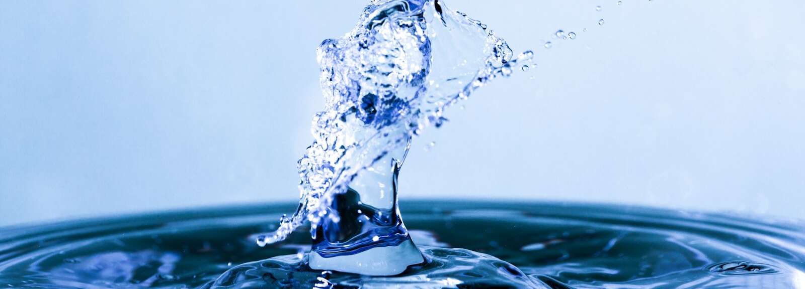 Water splash in close up photography.