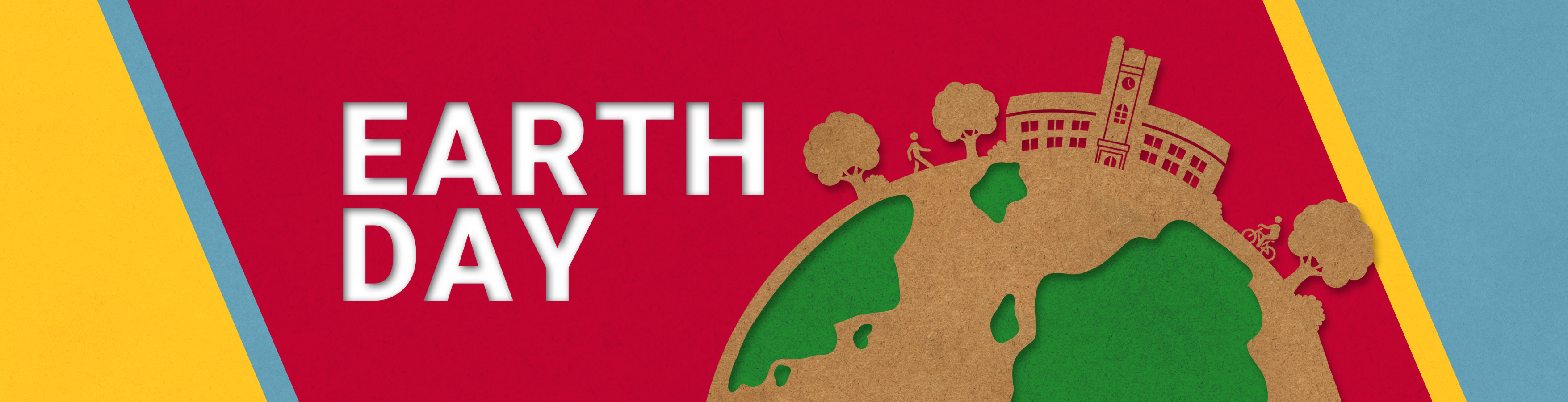 Earth Day. A cork graphic of the Earth.