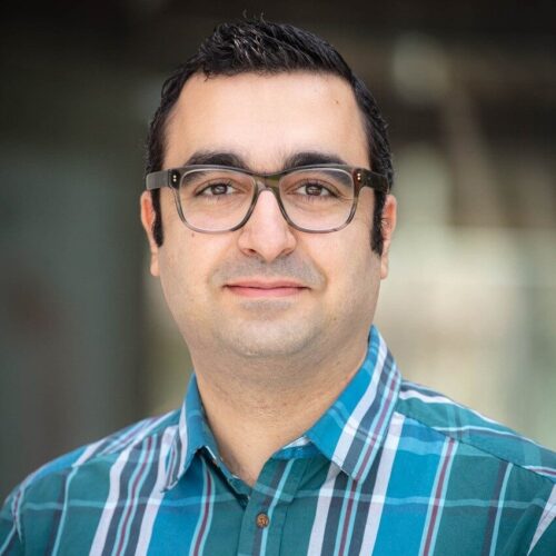Dr. Siavash Vahidi smiles for a portrait