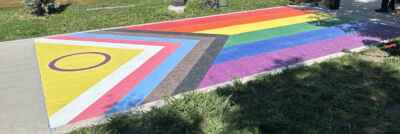 U of G Welcomes Students with New Pride Flag Installation