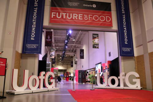 Entrance to the Future of Food, U of G's exhibit at the Royal Agricultural Winter Fair.