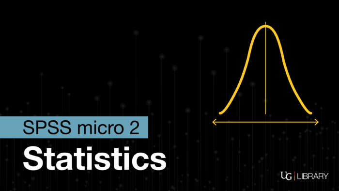 SPSS Micro 2: Statistics