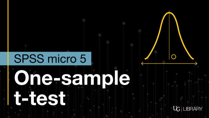 SPSS Micro 5. One-sample T-test