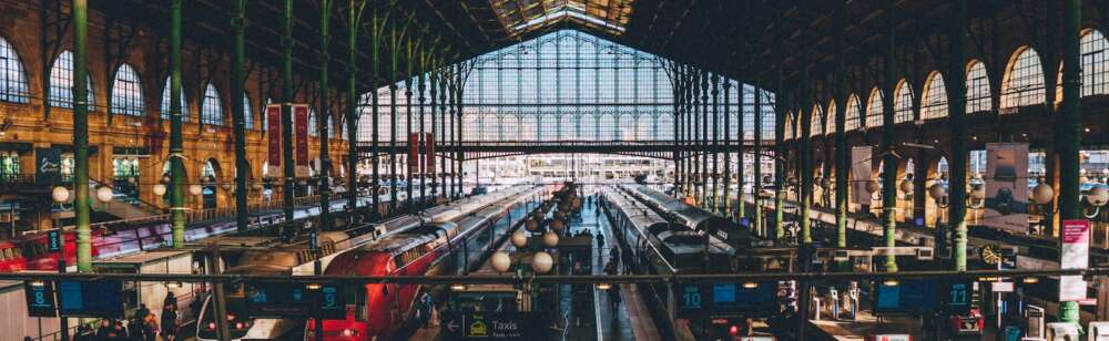 train station during daytime