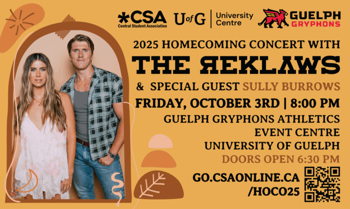 The Reklaws concert information. A photo of the REKLAWs, a man wearing a short sleeve plaid shirt and a woman wearing a flowy white dress.