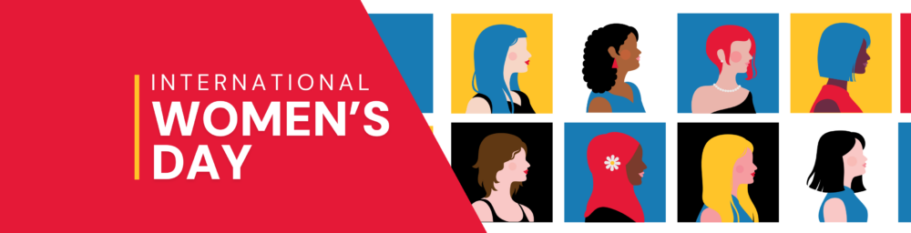 International Women's Day illustration logo