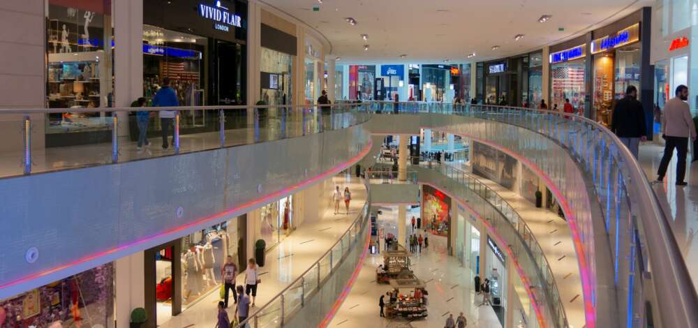 top view mall interior photo