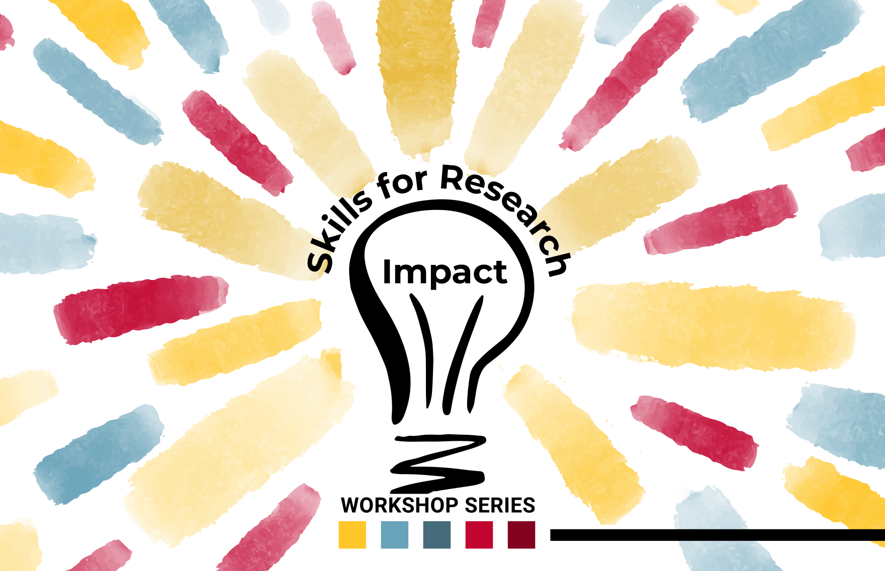 Skills for research impact. A lightbulb.