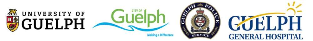 logos saying university of guelph city of guelph guelph police service guelph general hospital